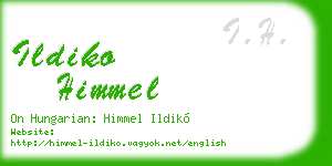 ildiko himmel business card