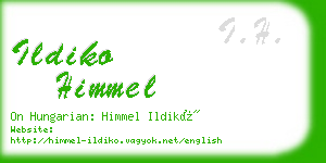 ildiko himmel business card